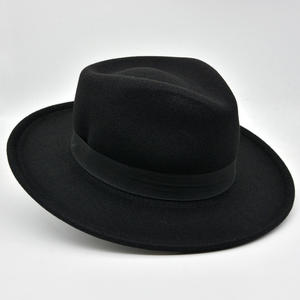 <span class=keywords><strong>Chapeau</strong></span> Fedora unisexe pour hommes et femmes, à large bord, déchirure, haut tombant, <span class=keywords><strong>chapeau</strong></span> <span class=keywords><strong>Borsalino</strong></span> Trilby pour fête, style de caractère - Product Image 5