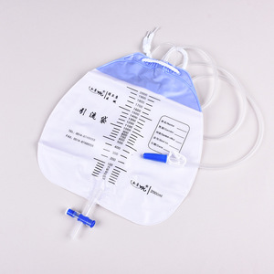 Sac de drainage anti-reflux Deerkang 2000 ml, sac de collecte d'urine jetable, collecteur d'urine en millilitres, collecteur d'incontinence urinaire, médicament - Product Image 2