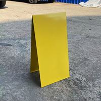 Panneau publicitaire personnalisé de style coréen, double face, avec logo, en métal, vertical, avec miroir, affichage LED