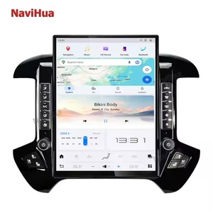 NaviHua Android 15.6 Inch Car Radio Multimedia Carplay Stereo GPS Navigation for GMC Sierra Chevrolet Silverado 2014-2018 - Product Image 5