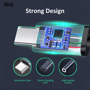 SKS USB Typ C 3,5mm Audio-Adapter HiFi DAC 32bit/384Khz PD 60W Schnellladung Nylon-Ummanteltes Kabel Mikrofon Lautsprecher ALC5686 - Product Image 5