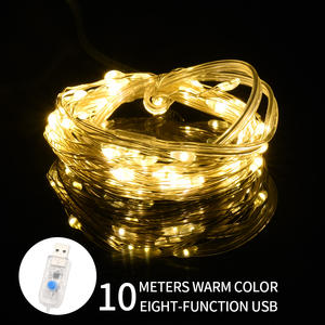 2 Meters 20 Lights Usb Led String Lights <strong>Starry</strong> <strong>Sky</strong> Fairy <strong>Garland</strong> Copper Wire Night Lamp for Christmas - Product Image 3