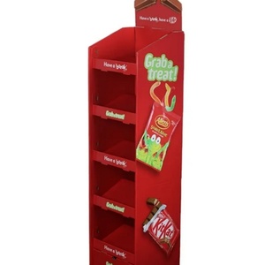 Wholesale Custom for PP Corrugated Plastic Retail Store <b>Display</b> Stand Candy Food Floor Cardboard Cutting <b>Hook</b> for Supermarket - Product Image 4