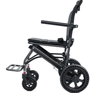 Fauteuil roulant pliable léger et compact pour personnes âgées, conforme aux normes d'exportation transfrontalière, chariot de mobilité portable pour voyage - Product Image 1
