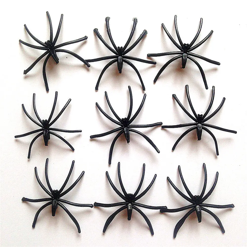 할로윈 장식 야외 실내 대형 스트레치 거미 웹 폴리 에스테르 거미와 거미줄