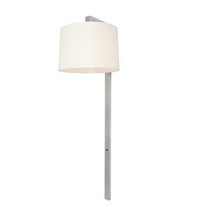 long size iron brushed nickel wall lamp with drum lampshade for hotel home Residential - Product Image 1