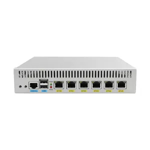 BKHD OTS 989 Silentfan Desktop Router Firewall Ivy Bridge Core i5 3320M 6x1GbE Compatible Pfsense MikrotikOS Sophos