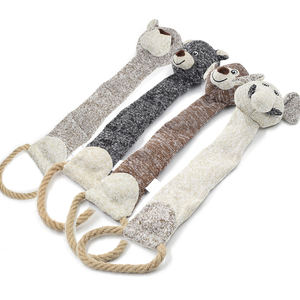 Nouvel Arrivage Jouets à Mâcher pour Chiens en Peluche Longue en Tissu Tricoté, en Gros, avec <span class=keywords><strong>Anneau</strong></span> en Corde Souple et Sonnette - Product Image 2