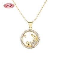 Collier Cancer, fournisseur d'or, plaqué or, signe du zodiaque, pendentif fin, couple, forme de cœur, colliers BFF