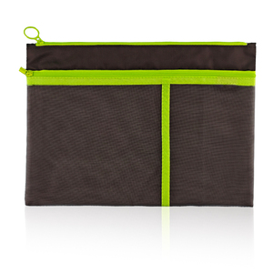 Kinh Doanh nhiều khoang A4 Polyester lưới đôi dây kéo mở rộng tập tin Túi customdocument túi màu đen - Product Image 1