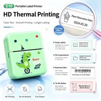 Imprimante d'étiquettes de petite taille pour usage domestique Z10, imprimante thermique portable avec connexion Bluetooth mobile