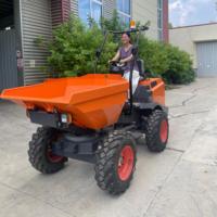 Bester Qualität Vollhydraulik 4x4 Mini-Baustellenkipper Minidumper EPA Motor Dumper Lader Selbstladend 1.5T Hof-Minidumper