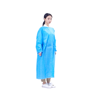 <span class=keywords><strong>Pas</strong></span> <span class=keywords><strong>cher</strong></span> Bleu Non Tissé Vêtements Jetables Robe D'isolation Médicale SMS Imperméable À L'eau Robes Chirurgicales Fournisseurs - Product Image 4
