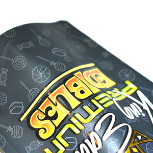 3.5g 7g 14g 28g borsa per medicinali a prova di bambino in plastica personalizzata Stand Up Doypack Pouch a prova di odore 3.5 grammi borse in Mylar con il mio Logo - Product Image 2