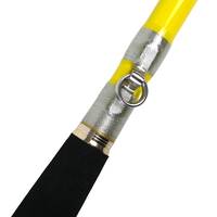 Canne à pêche spinning en fibre de carbone 1,65 m - 2,7 m - Action moyenne rapide pour la pêche au bar et en eau salée - Utilisation en lac et en ruisseau - Pêche au lancer et au jigging