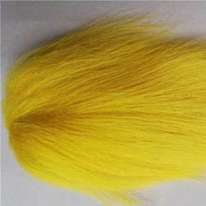 Poils de queue de chèvre pour la pêche à la mouche, matériel de montage de mouches, fourrure naturelle pour la pêche, matériel de montage d'hameçons, matériel de pêche DIY, accessoires de pêche - Product Image 1