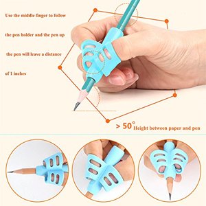 Thân Thiện Với Môi Pencil Chủ Cao Su Bút Chì Grip Trẻ Em Bút Grip Corrector - Product Image 5