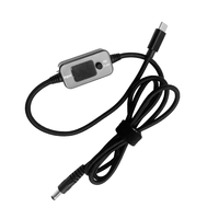 Câble de charge rapide PD à tension réglable, type C mâle vers DC5 5x2 1mm, 5V9V12V15V20V pour routeur, ordinateur portable