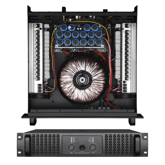 Professional Class H Power Amplifier 2U 2 Channel 1500W X2 High Power Stereo PA Audio Amplifier for Line Array DJ Stage OEM ODM