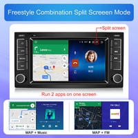 Autoradio Android 7 pouces avec écran tactile, GPS, amplificateur, OBD2, Mirror Link, TPMS, garantie 1 an VW
