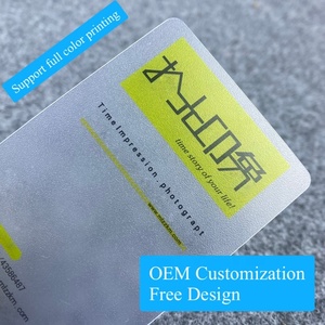 Custom High Quality Transparent Matte PVC Card <b>Printing</b> Logo <b>Plastic</b> Business Cards - Product Image 2