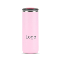 Gobelet à café portable en acier inoxydable, tasse de voyage isotherme sous vide, revêtement en poudre, anti-fuite, réutilisable, OEM