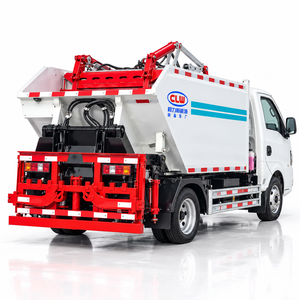 Dongfeng 4,5-Tonnen Elektro-Müllverdichter-LKW mit Hecklader und 2:1 Verdichtungsverhältnis für enge städtische Gassen - Product Image 2