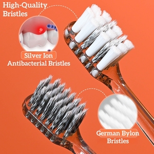 Cepillo de <span class=keywords><strong>Dientes</strong></span> de Nylon Suave Antibacteriano de Alta Calidad para Cuidado Bucal, Cuidado de Encías, Limpieza Profunda de <span class=keywords><strong>Dientes</strong></span>, Venta al Por Mayor de Fábrica - Product Image 2