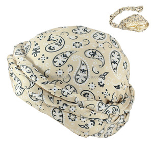 Sombreros de turbante para hombre, estampado africano, elástico, informal, para hombre y mujer, pañuelo africano que combina con todo, gorra de manga Amoeba - Product Image 6