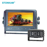 Moniteur numérique de voiture, écran LCD TFT étanche avec boutons tactiles, 7 pouces,