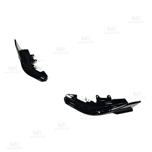 Splitter laterali paraurti posteriore stile VTEN per <span class=keywords><strong>BMW</strong></span> serie 2 <span class=keywords><strong>G42</strong></span> 2022 + materiale ABS alette posteriori lucide splitter neri parti auto - Product Image 2