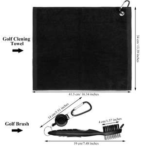 Kit de Limpieza de Palos de Golf Personalizado, Bolsa de Accesorios Esenciales para Golfistas, Herramientas para Principiantes, Cepillo de Limpieza, Marcador, Herramienta para Reparar Divots - Product Image 2