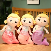 Boneka Putri Duyung Mia, Mainan Boneka Plush, Hadiah Anak Perempuan, Isi Kapas PP