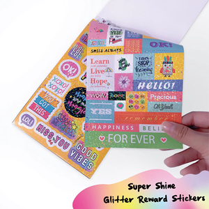 <b>Scrapbooks</b> Planners Gifts 24-Pages Colorful Glitter <b>Sticker</b> Book Fun Craft <b>Stickers</b> Sheets <b>for</b> Kids Ages - Product Image 6