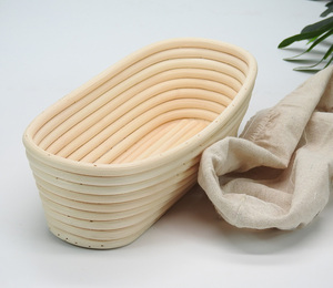 Indonesia Rattan Baneton Oval <strong>Basket</strong>/Bread <strong>Display</strong> <strong>Basket</strong>/ Bakery Baneton - Product Image 3