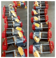 Meilleur prix Treuil électrique à câble métallique 30m 60m 100m 500kg 600kg 750kg 1000kg 220V 50HZ 1P 2P 3P Mini Petit Treuil électrique à câble métallique