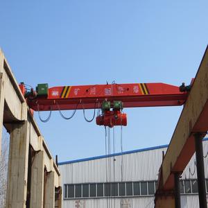 Gigi Motor derek Overhead Girder tunggal kualitas tahan lama untuk tanah bengkel Industri + pengangkat jangka panjang kendali jarak jauh - Product Image 2