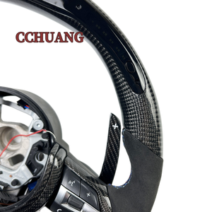 Volante de Fibra de Carbono LED Personalizado de Fábrica para <span class=keywords><strong>BMW</strong></span> Serie F, Serie M, M3, M4, <span class=keywords><strong>M5</strong></span>, E90, E91, X5, X6, F10, F30, F32, F36, <span class=keywords><strong>F60</strong></span>, F80, F82 - Product Image 4