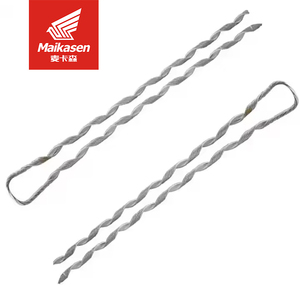 Morsetto di sospensione del cavo senza uscita per linea Hardware in acciaio ACSR AWAC raccordi elettrici palo zincato cavo morsetto - Product Image 2