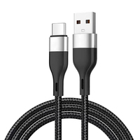 Cable de Datos Tipo-C de Carga Rápida, Trenzado en Cobre Puro, para iPhone, Android y Computadora, Venta al Por Mayor