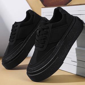 Zapatos de Plataforma con Suela Gruesa, Modernos, que Aumentan la Estatura, Transpirables, Simples, Ligeros, Cómodos y Resistentes al Desgaste, Zapatos Casuales para Hombre - Product Image 5