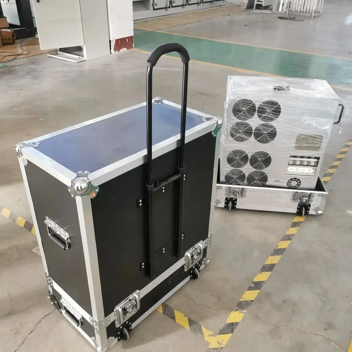 380V-690V banco de carga portátil com bagageiro 100kW