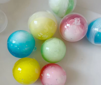 Balle anti-stress TPR faite à la main, amusante, avec revêtement cireux et peau croustillante, à rebond lent, jouet sensoriel DIY, logo personnalisable pour promotion