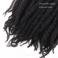 AHVAST Vente en gros de cheveux synthétiques bon marché pour tresses afro torsadées, ombrées, style Marley et box braids