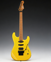 Guitarra Eléctrica con Trémolo Floyd Rose Auténtico, Cuerpo de Aliso Sólido, Mástil de Arce Tostado, Coil Tap y Treble Bleed