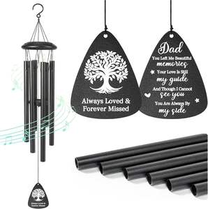 25in high-quality garden decoration outdoor wind <strong>chimes</strong>, the best new ornaments, wholesale products of iron and aluminum metals - Product Image 1