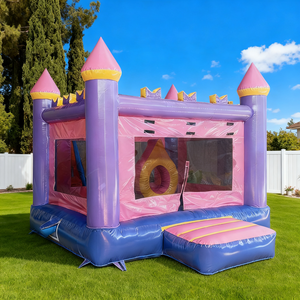 Château <span class=keywords><strong>gonflable</strong></span> commercial en PVC à thème pour enfants, idéal pour la location de fêtes, les centres commerciaux et l'usage domestique - Product Image 6