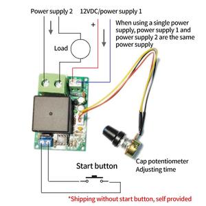 <strong>Module</strong> DC 12V 24V <strong>Timer</strong> <strong>Module</strong> Adjustable <strong>Timer</strong> Delay Turn Off <strong>Module</strong> Timing Relay Switch 0~10sec With Potentiometer - Product Image 3