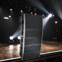 Système de sonorisation extérieur avec enceintes passives à ligne acoustique passive double 10 pouces en néodyme 600W