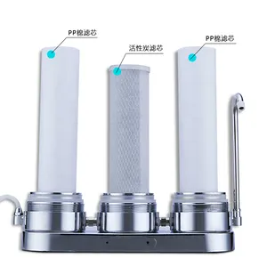 Filmtec Ro Membrane Water Filter With Reverse Osmosis Stainless Steel Water Filter System High Quality Home Use 3stage Counter T